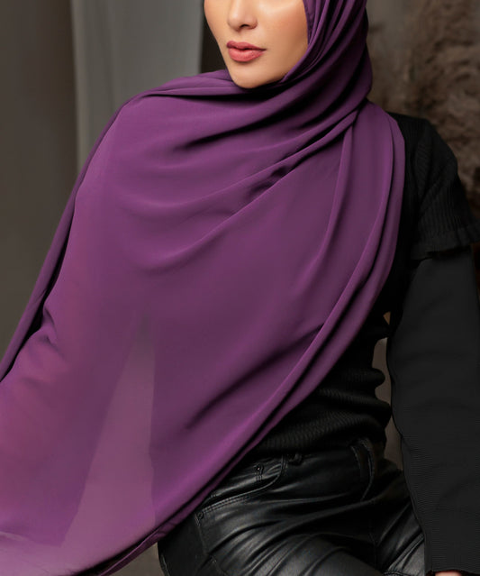 Plain Chiffon - Purple