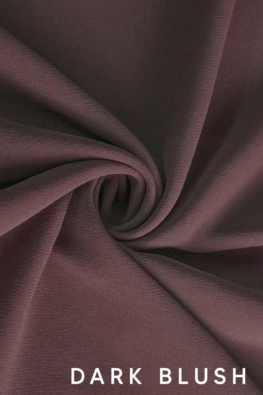 Plain Chiffon -  Dark Blush