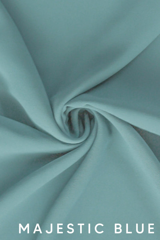 Plain Chiffon - Light Majestic Blue