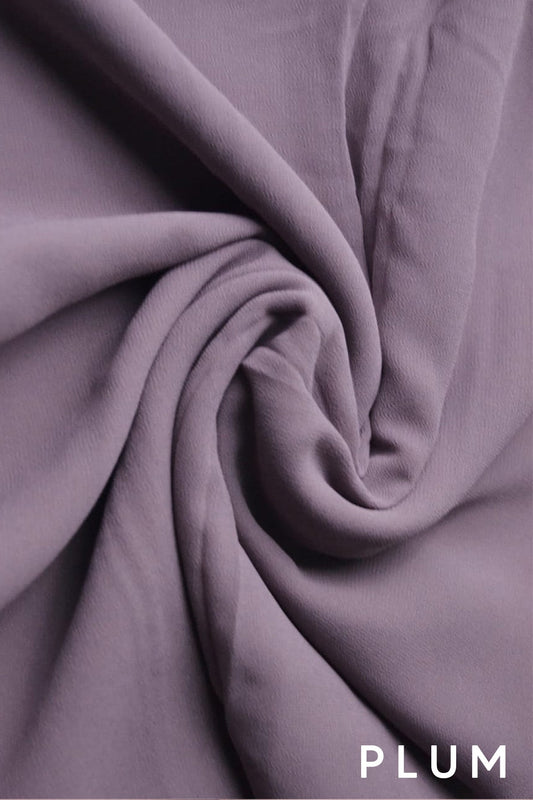 Plain Chiffon - Plum #2